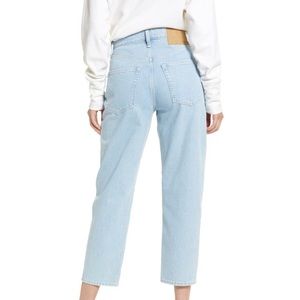 EUC Rag & Bone Alissa High-Rise Rigid Barrel Crop Jean